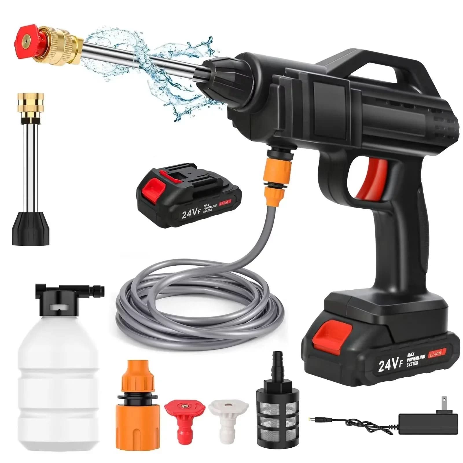 Wireless High-Pressure Cleaner for Outdoor Applications