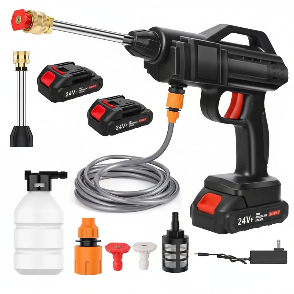 Portable Wireless Pressure Washer for Outdoor Cleaning Tasks