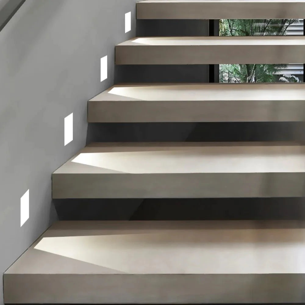 Motion Sensor LED Stair Light for Modern Recessed Step Illumination 110-240V