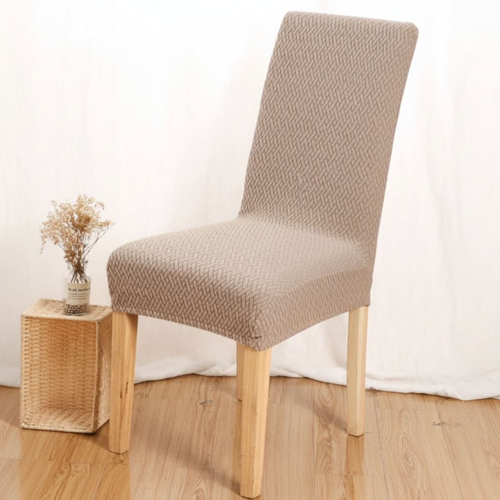Dining Chair Covers in Jacquard Elastic - Chic Furniture Protection