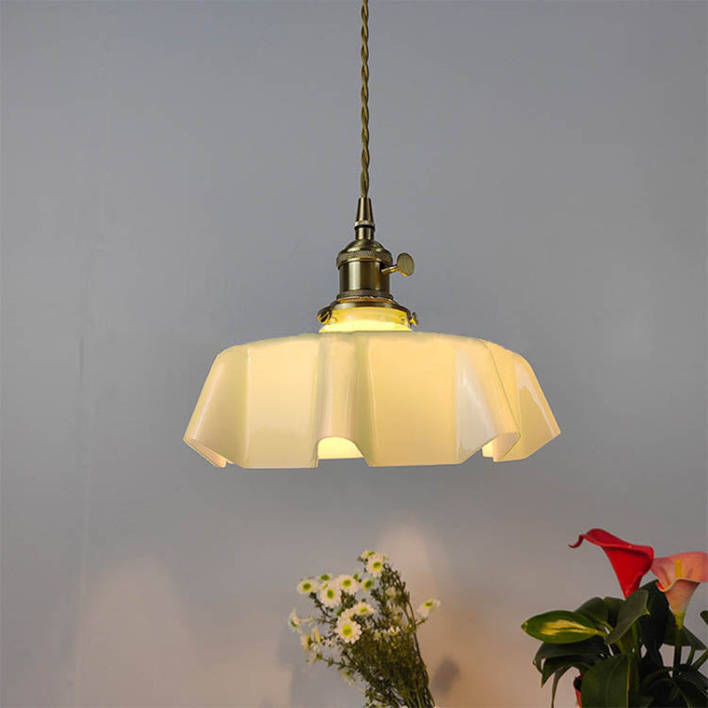 Charming Blossom Glass Pendant Lamp – Classic Fixture for Dining Areas