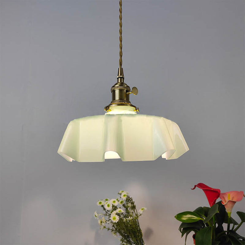 Charming Blossom Glass Pendant Lamp – Classic Fixture for Dining Areas