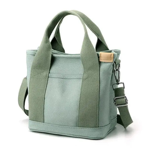 Minimalist Canvas Tote with Pockets – Available in Two Sizes