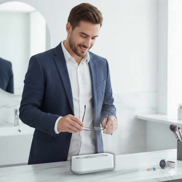 USB Ultrasonic Cleaner for Jewelry and Eyewear