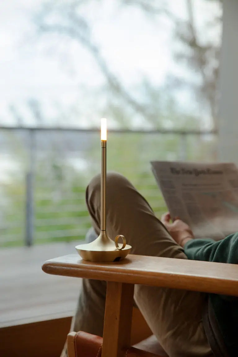 Rechargeable Table Lamp with Adjustable Brightness Feature