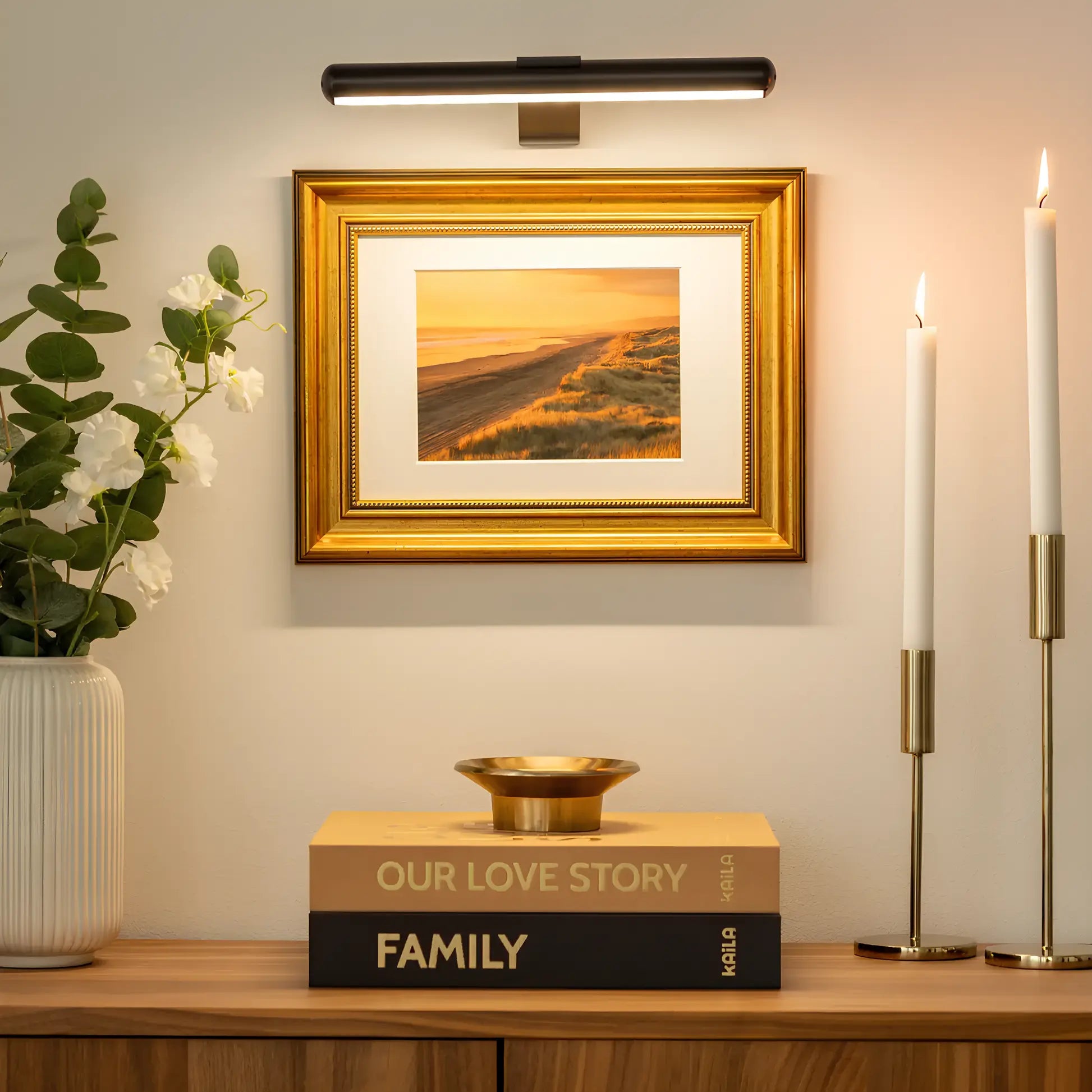 Dimmable Wall Lamp for Art – Wireless LED Picture Lighting