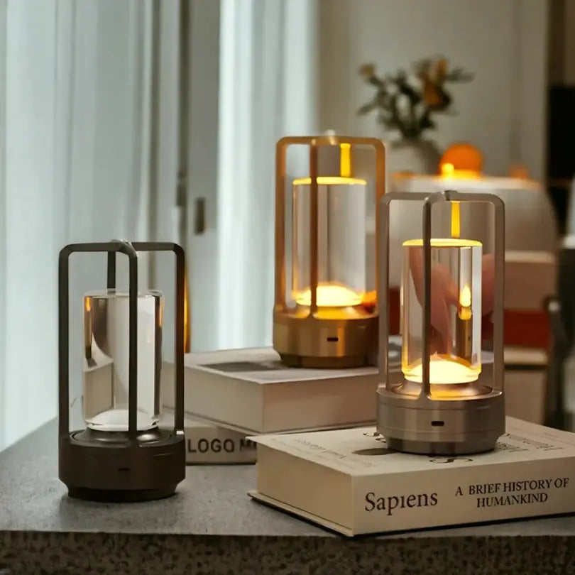 Scandinavian Style Table Lamp – Wireless with Dimming Feature