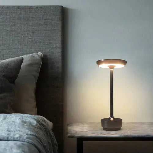 Portable LED Desk Lamp with Adjustable Brightness – Soft Warm Glow