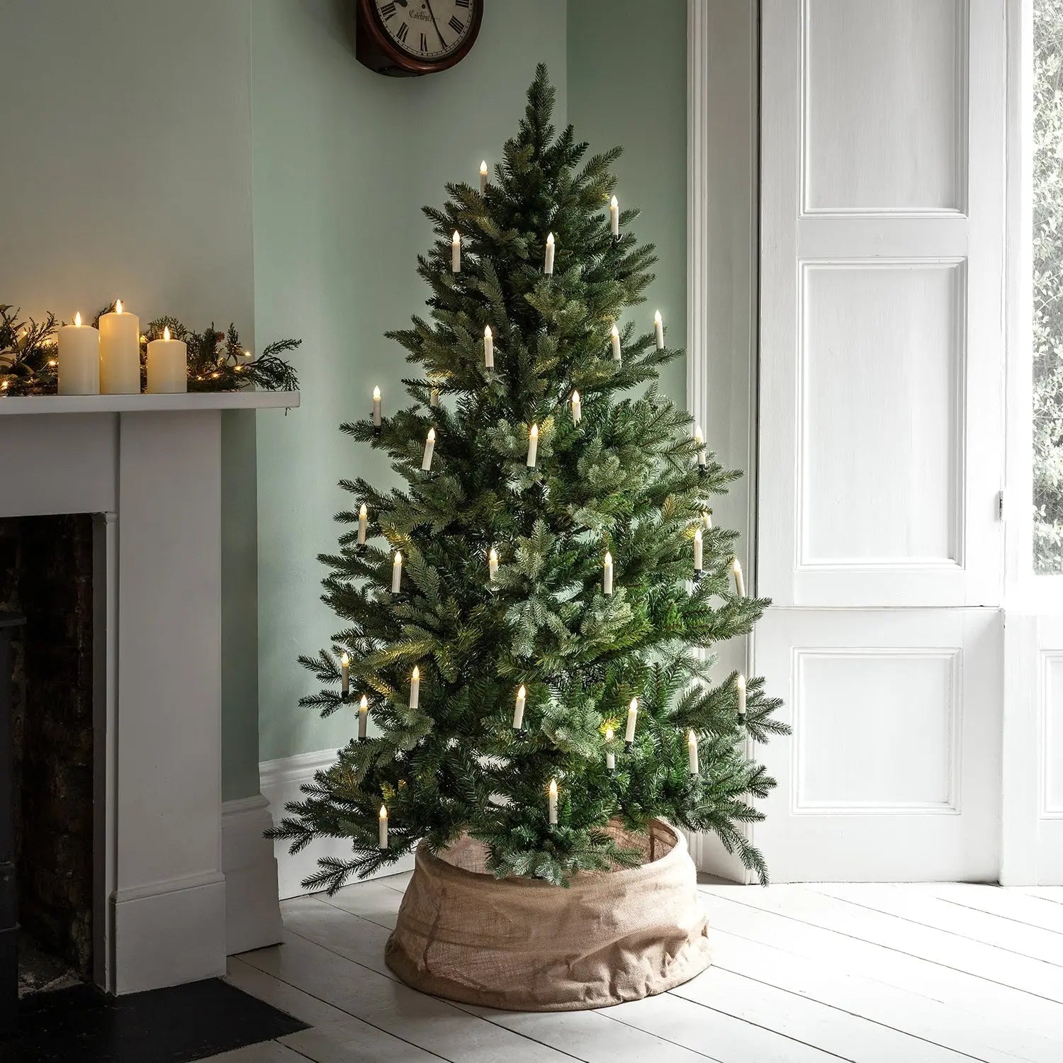 Set of 20 Wireless LED Candles for Christmas Trees