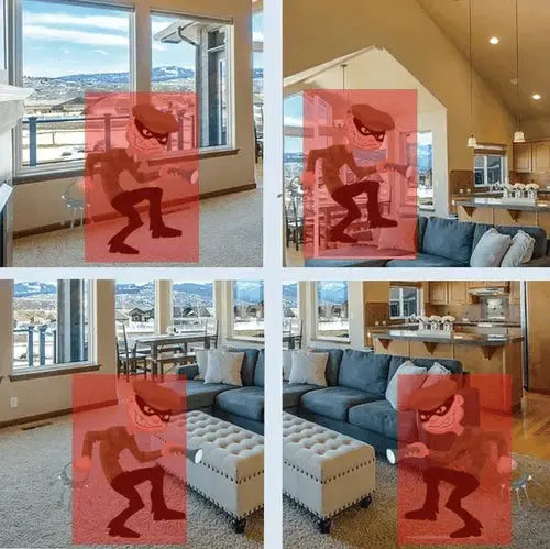 360° View Wireless Security Camera with Night Vision and App Control