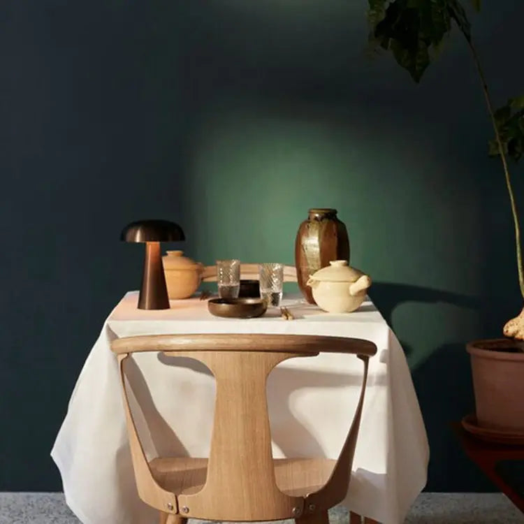 Rechargeable Table Lamp with Wireless Design