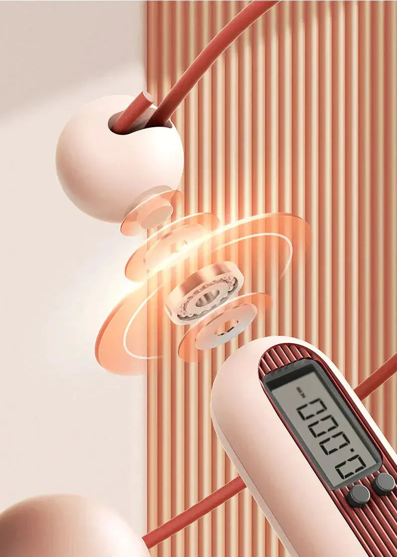 Wireless Skipping Rope with Counter for Home Workouts