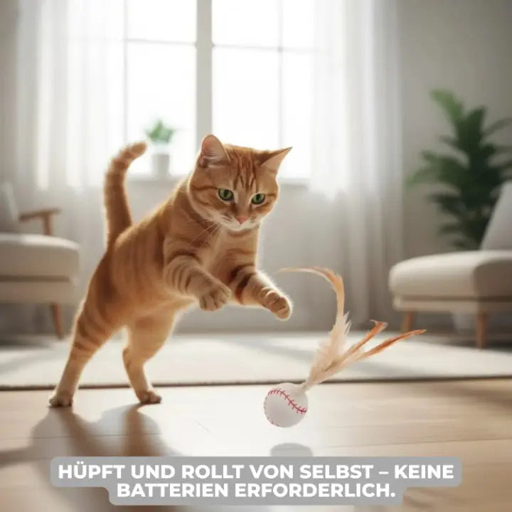 Feather Ball Cat Plaything