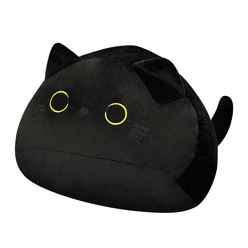 Soft Decorative Cushion – Adorable Cat Plush Pillow