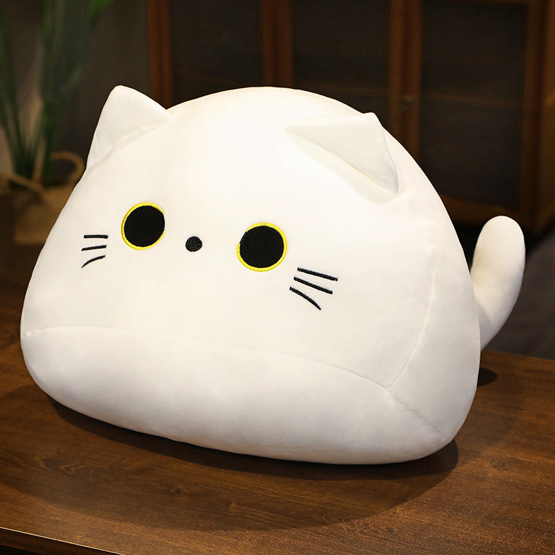 Soft Decorative Cushion – Adorable Cat Plush Pillow
