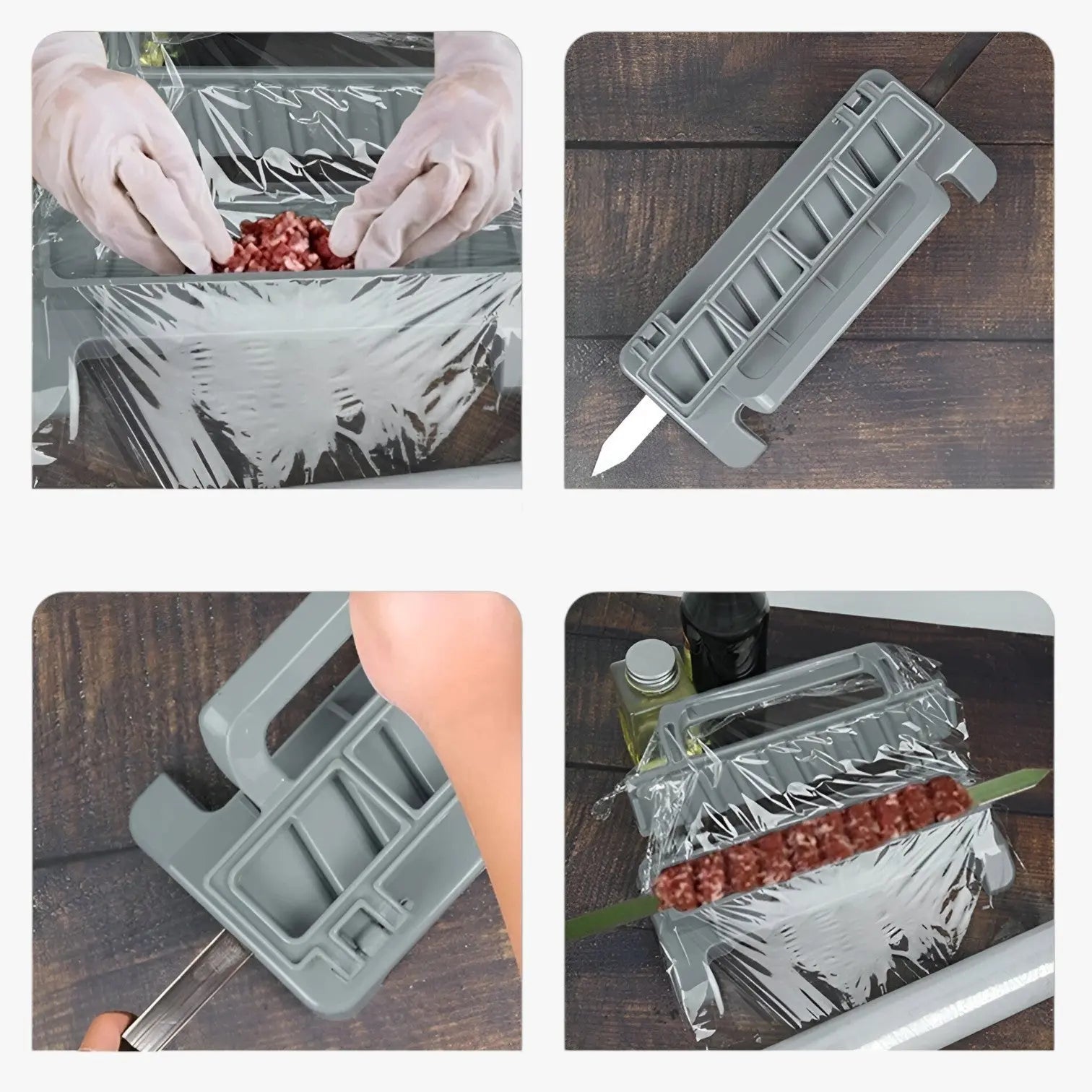 Grill Kebab Skewer Maker – Quickly Prepare Even Skewers