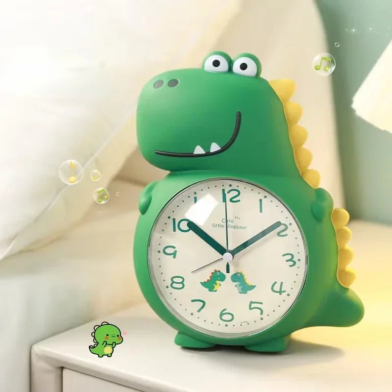 Playful Dino Timekeeper: Silent Alarm Clock for Kids