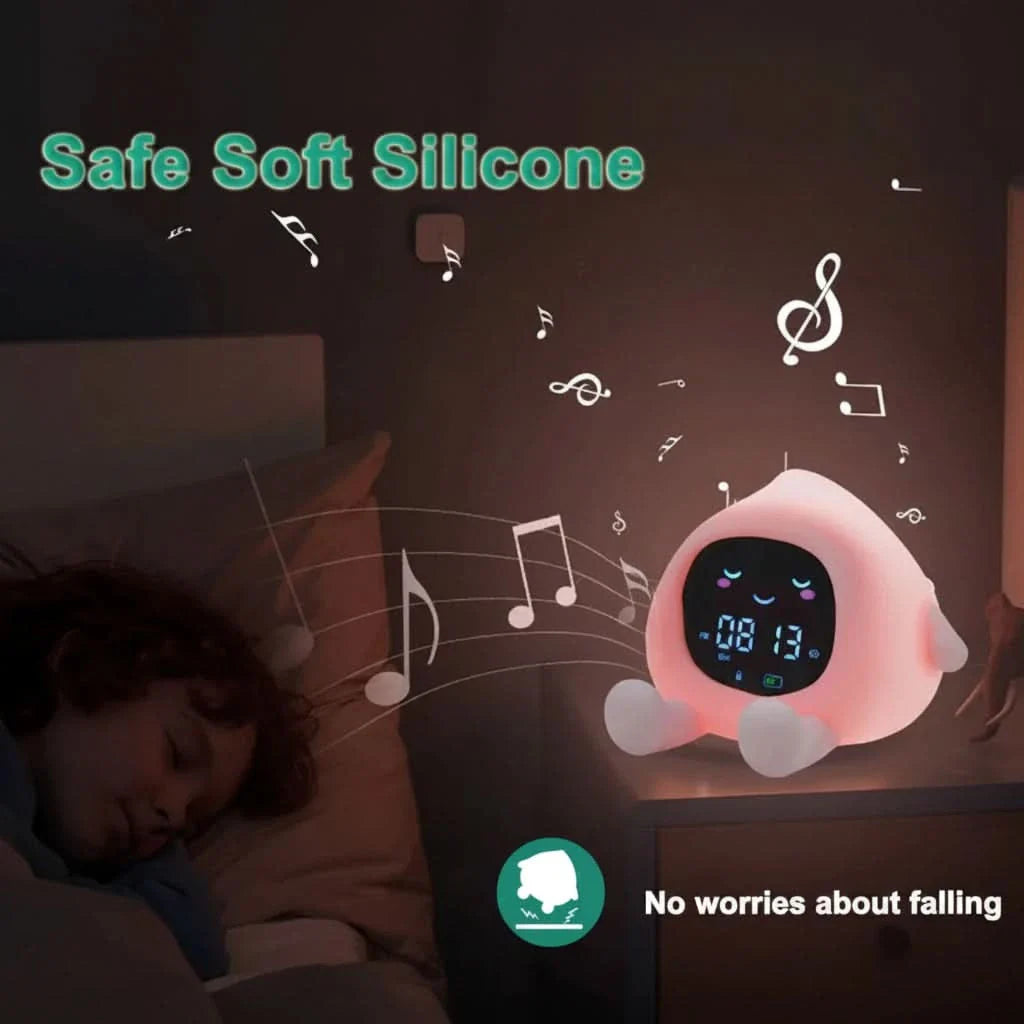 Kids Sleep Training Alarm Clock with Night Light – Dreamy Timekeeper
