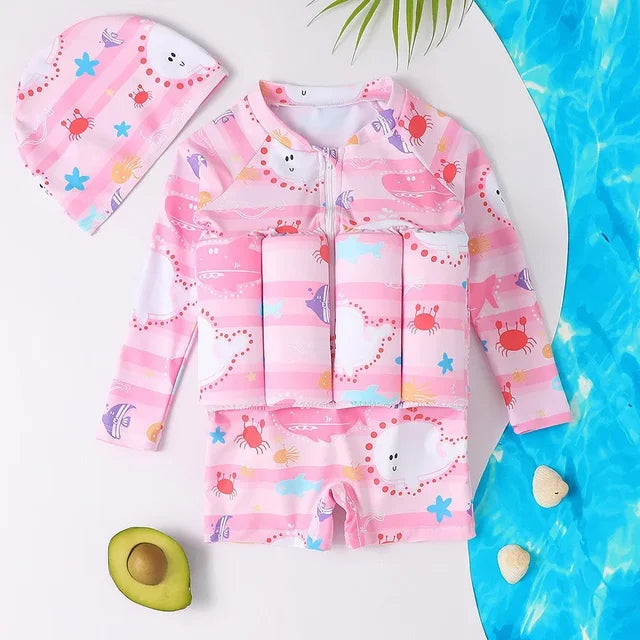 Adjustable Swim Jacket for Kids – Buoyancy Vest for Pool and Beach Learning