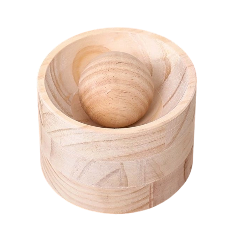 Wooden Dough Press with Non-Stick Surface for Dumplings