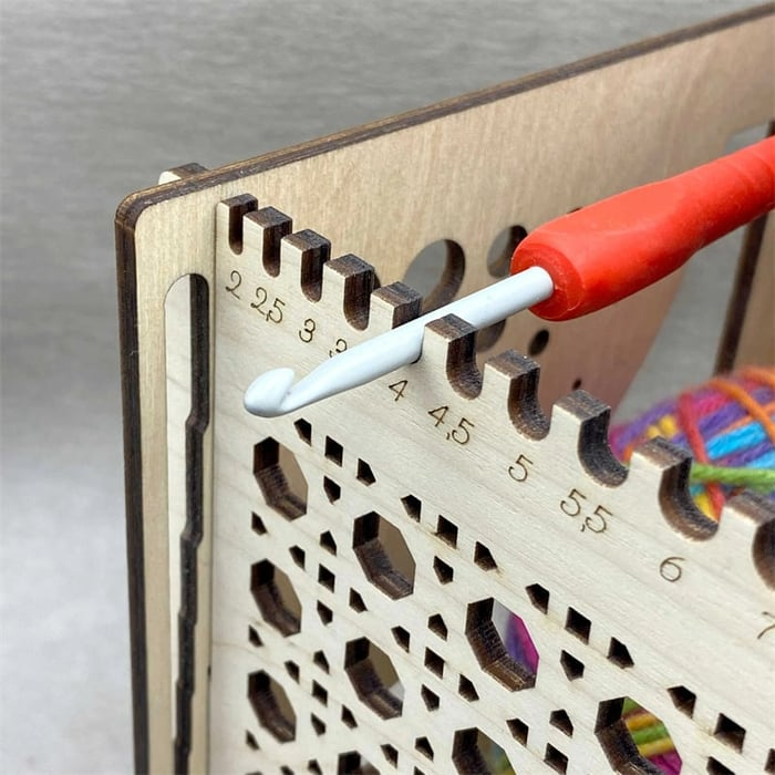 Tangle-Free Crafting Organizer for Needles, Scissors & Accessories