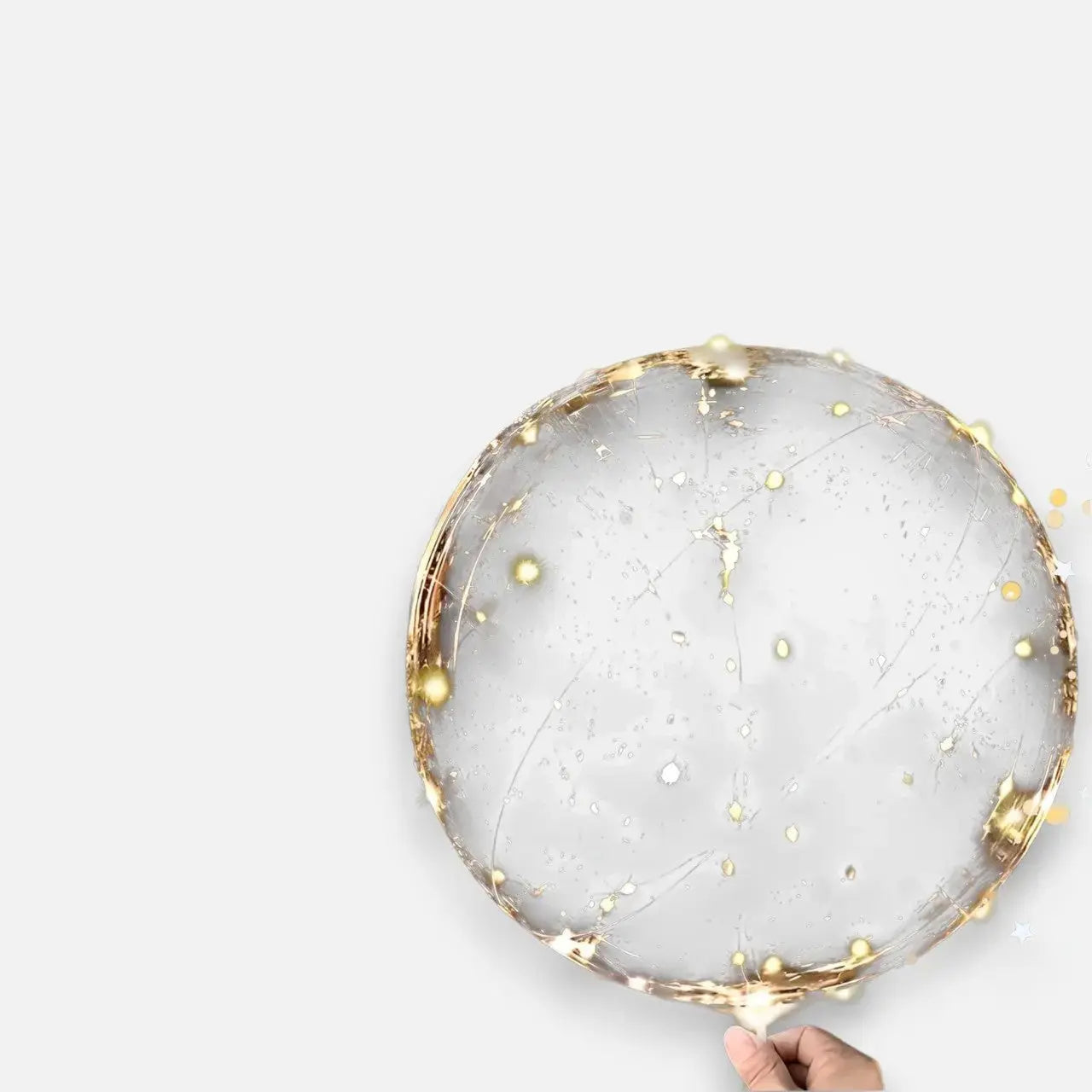 Set of 10 LED Balloons – Warm White Lighting for Celebrations