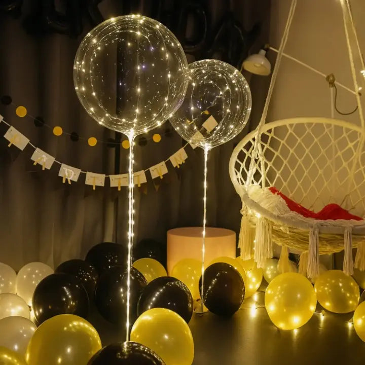Warm White LED Balloon Lights