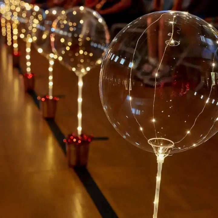 Warm White LED Balloon Lights