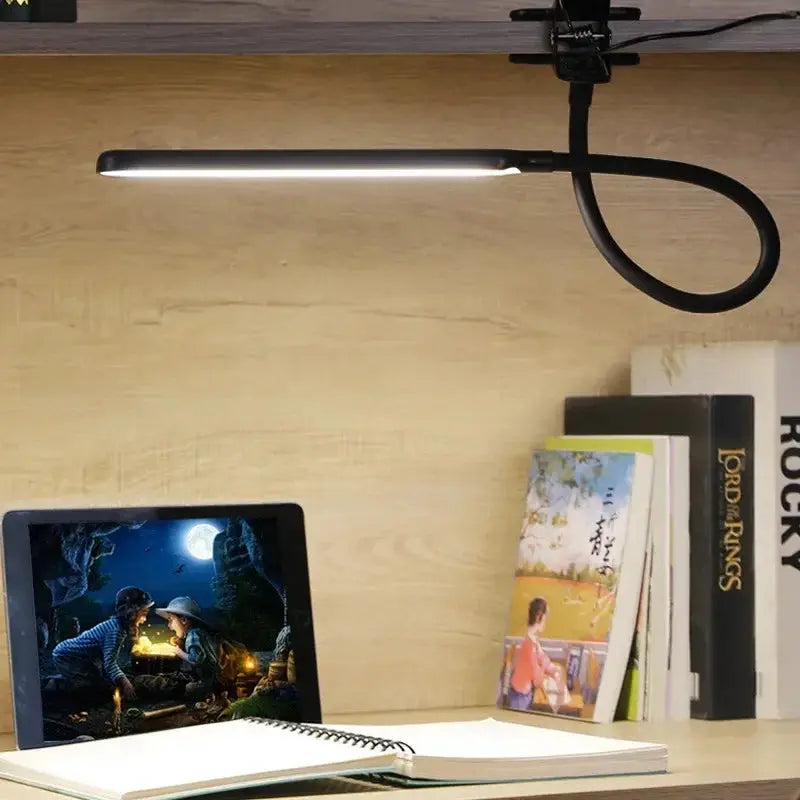 Gooseneck Clip Light with Dimming Feature – LED Design
