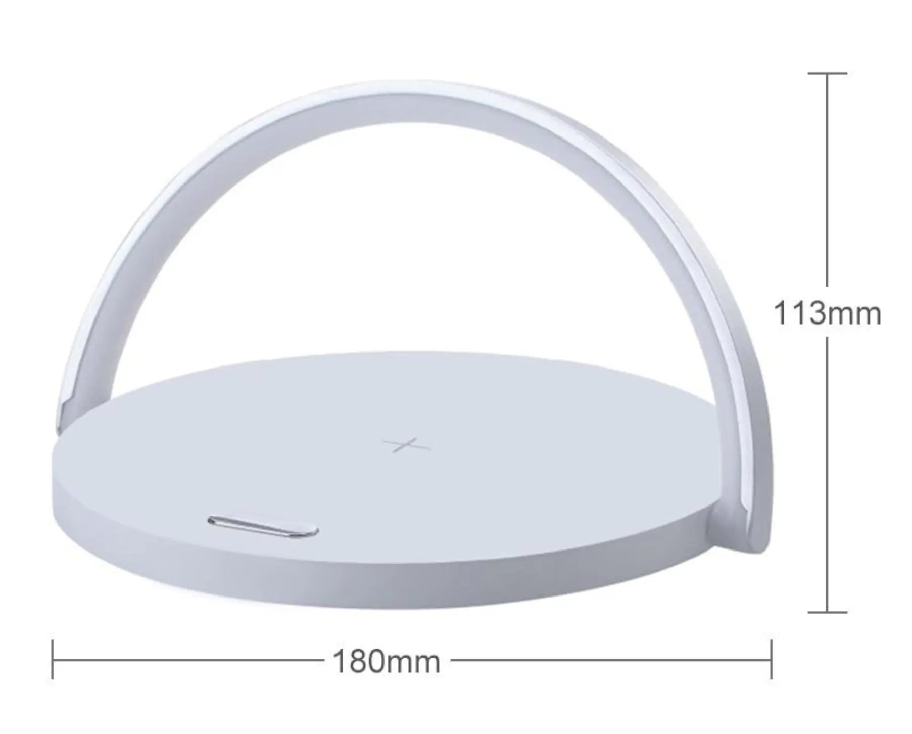 Dimmable LED Nightstand Lamp with Wireless Charging Feature
