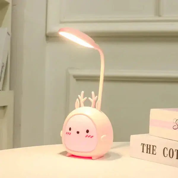 Cartoon Animal LED Desk Lamp – Adjustable Neck with Soft Lighting
