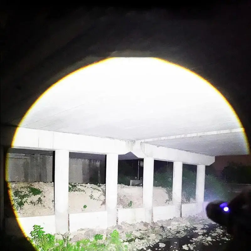 Waterproof LED Flashlight with Zoom Function - Ultra Bright
