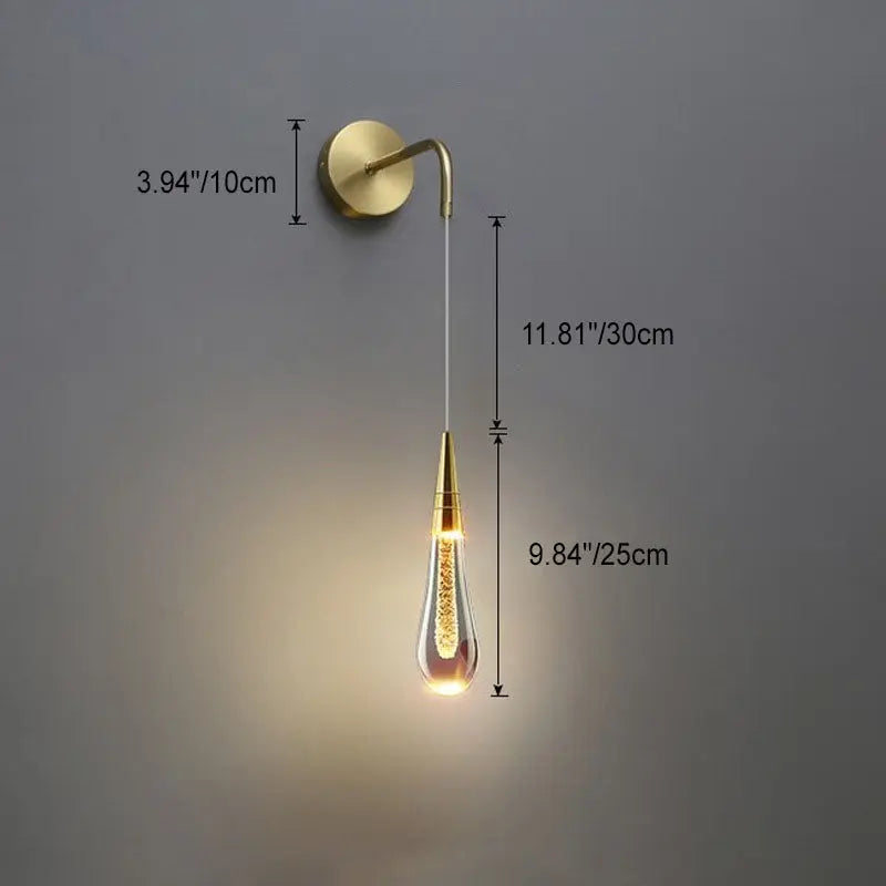 Glass Dripping Design LED Wall Light