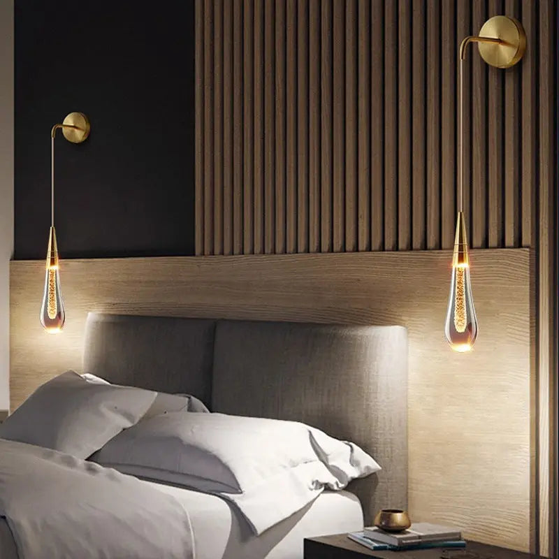 Glass Dripping Design LED Wall Light