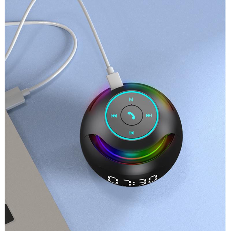 Smart LED Alarm Clock with Bluetooth Speaker & Color Modes