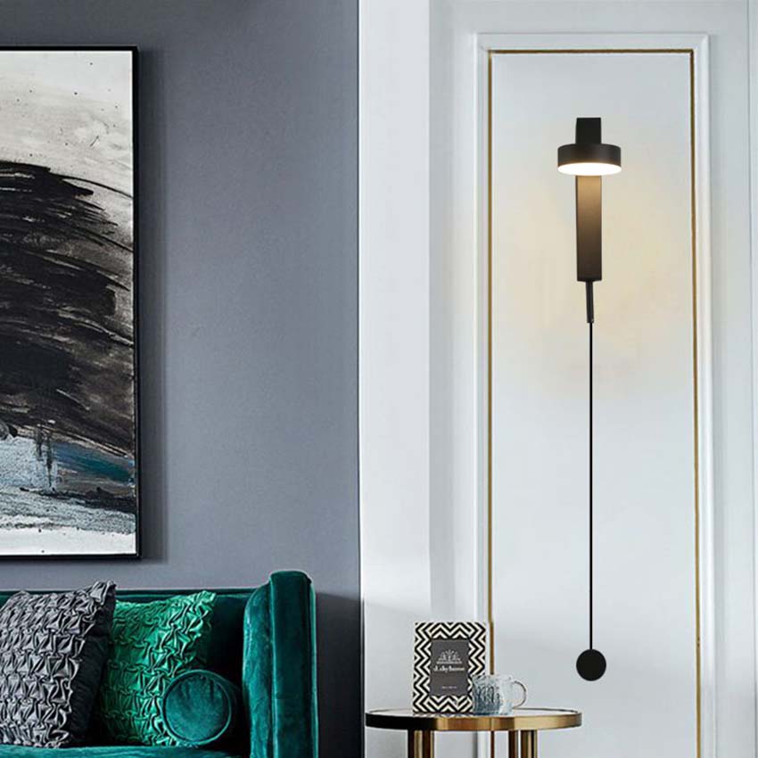 Adjustable LED Wall Light in Iron and Acrylic Finish