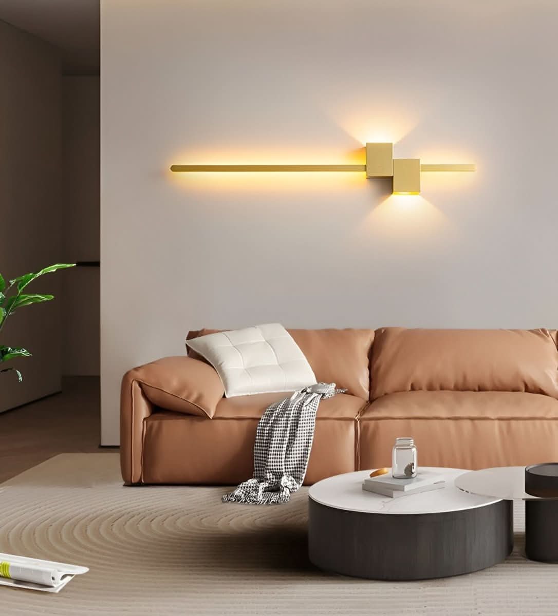Minimalist LED Wall Sconce for Soft Ambient Lighting