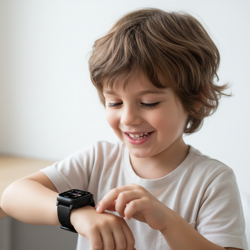 GPS Smart Watch for Children with Emergency SOS Function
