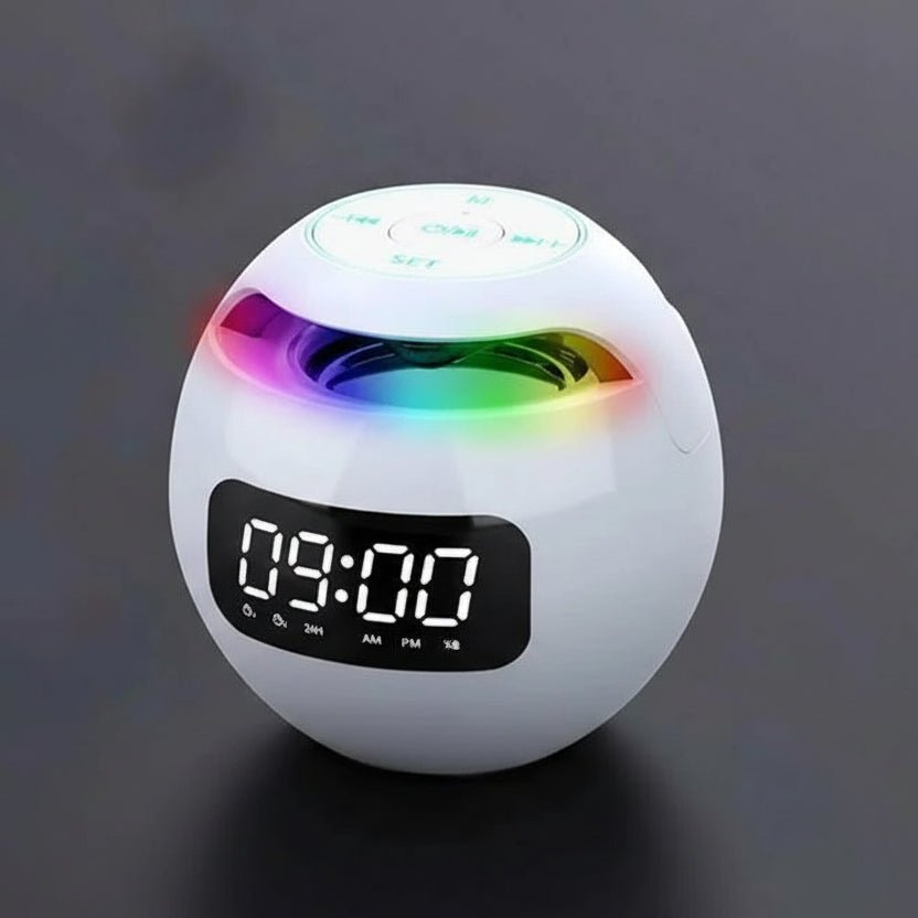 SereneRise - Smart Alarm Clock with Bluetooth Speaker and Soft Light