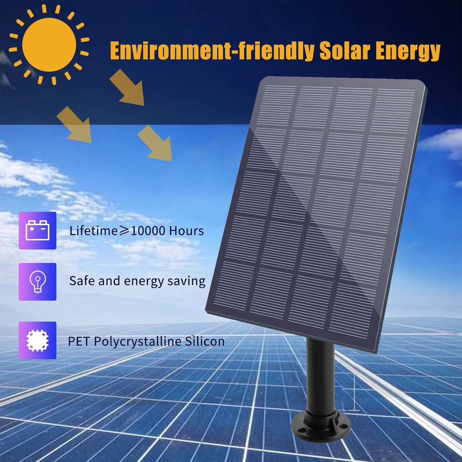 6-in-1 Solar Water Fountain with Decorative Spray Features