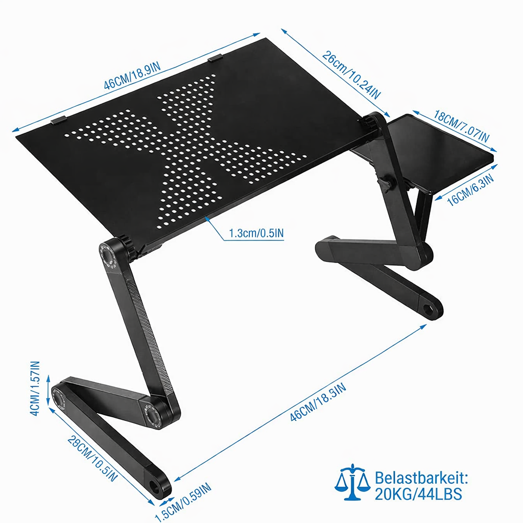 Adjustable Laptop Stand | 360° Rotatable | Promotes Healthy Posture