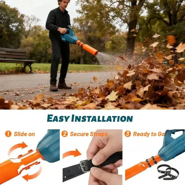 Venturi Nozzle Leaf Blower Enhancer for Universal Use