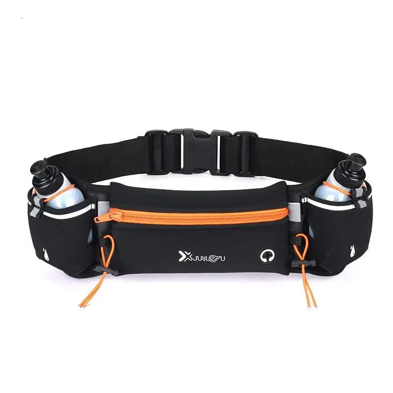 Hands-Free Hip Bag with Water Bottles for Running