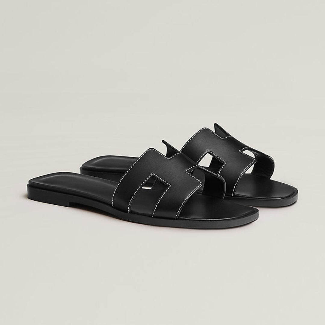 Cut-Out Strappy Sandals for Women - Flat Style Footwear