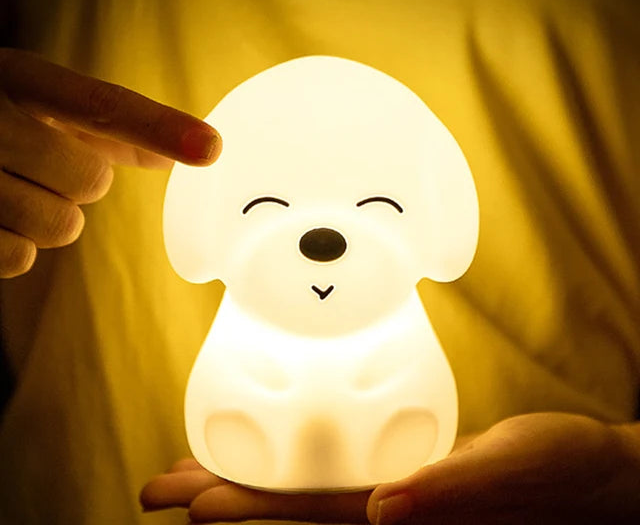 Touch-Controlled USB Charging Rabbit LED Night Light