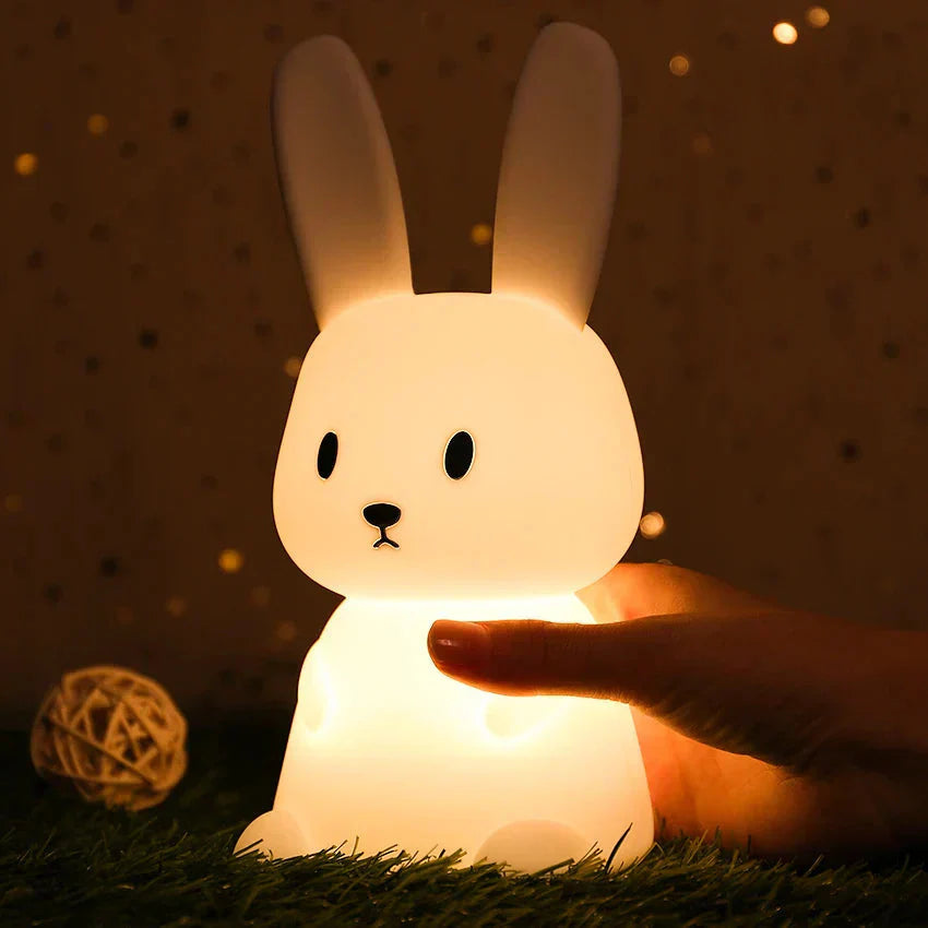 Touch-Controlled USB Charging Rabbit LED Night Light