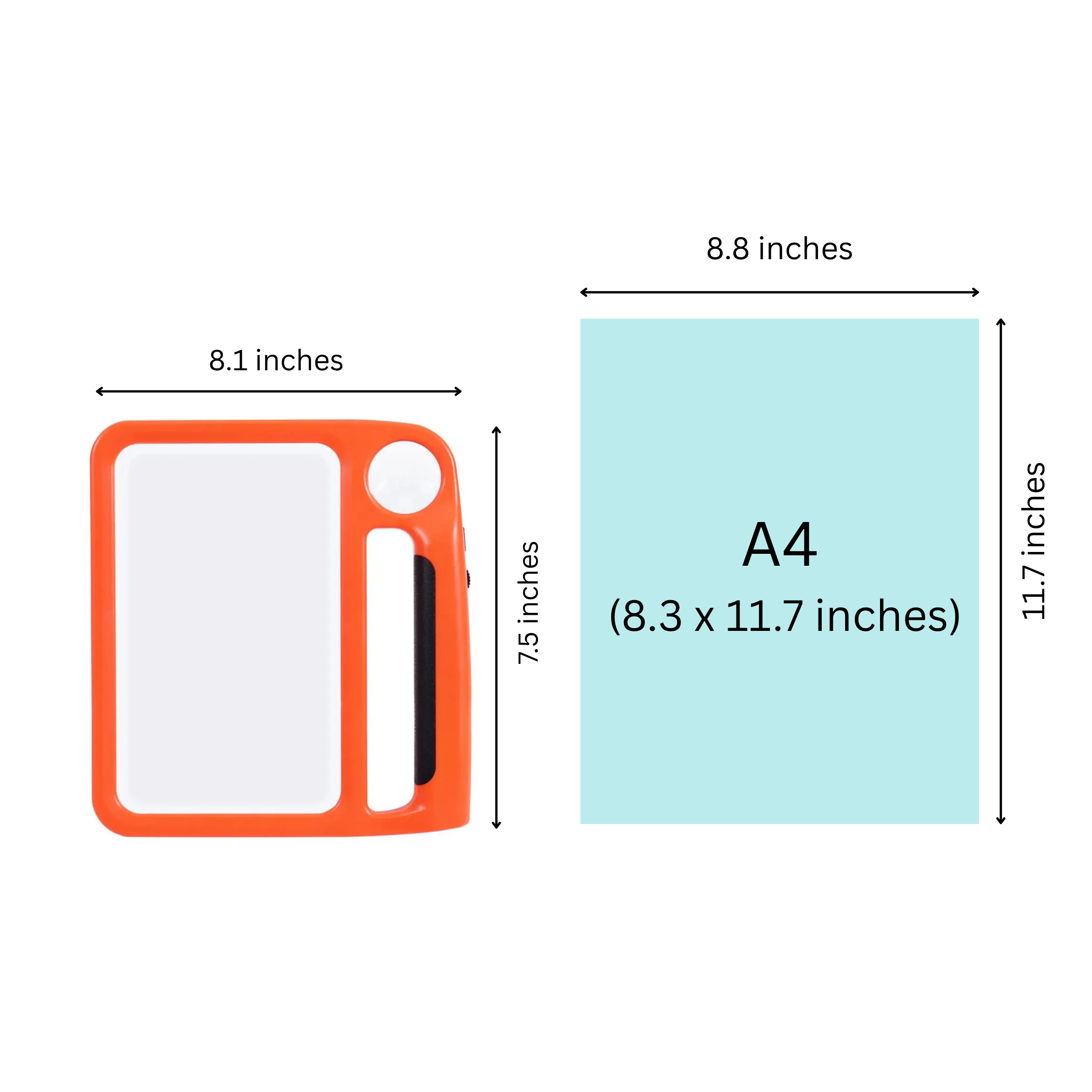 Magnifying LED Reader - 48 LEDs with 5x and 10x Zoom