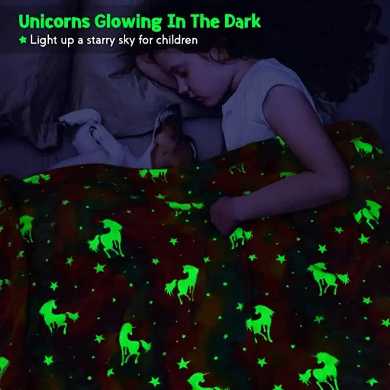 Unicorn Throw Blanket for a Cozy Glow