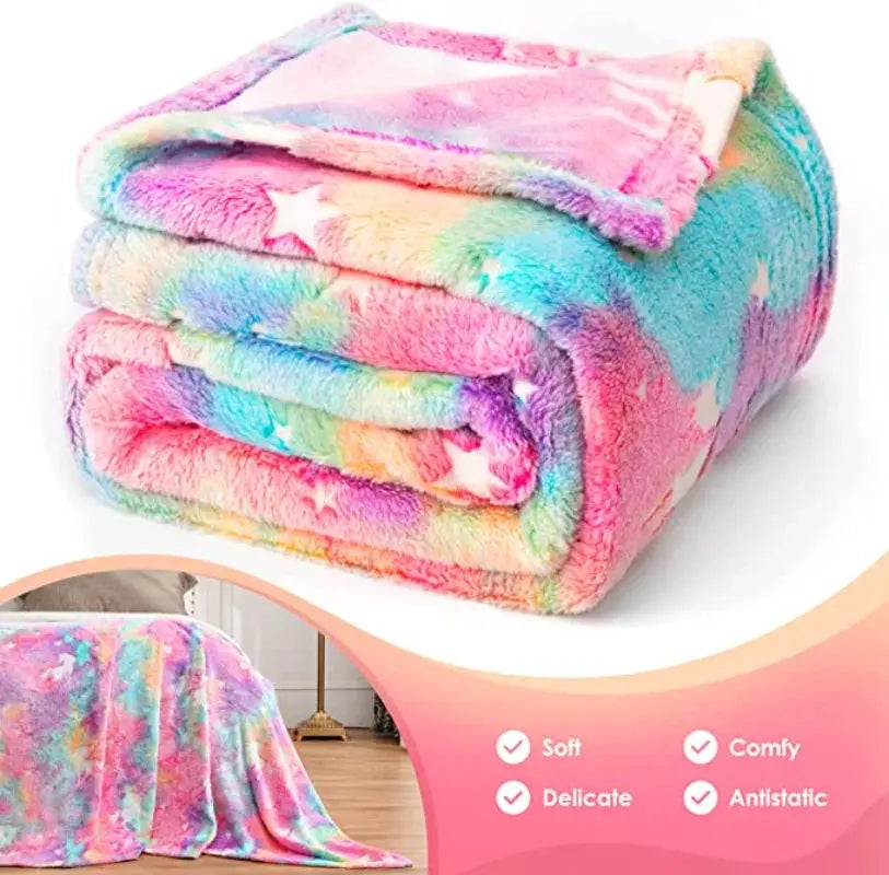 Unicorn Throw Blanket for a Cozy Glow