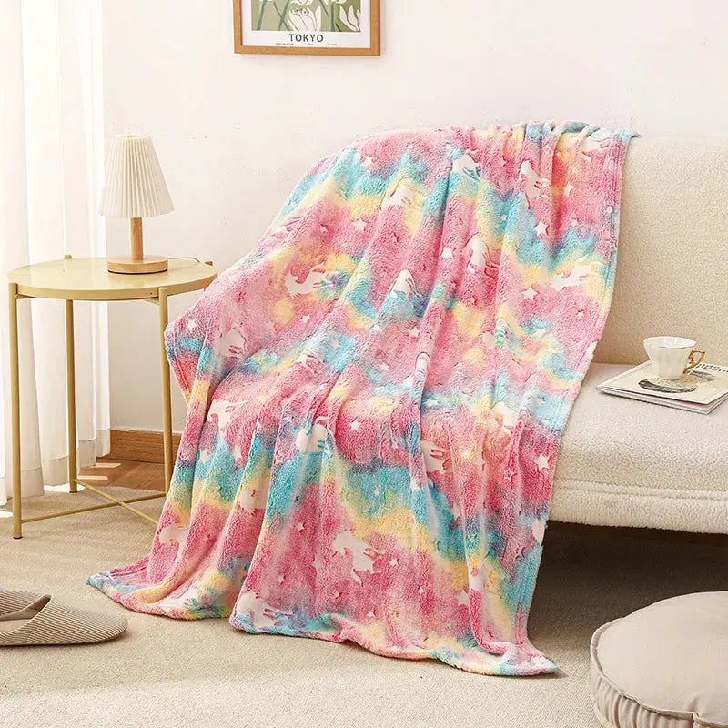 Unicorn Throw Blanket for a Cozy Glow